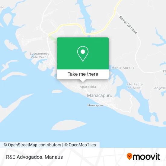 R&E Advogados map