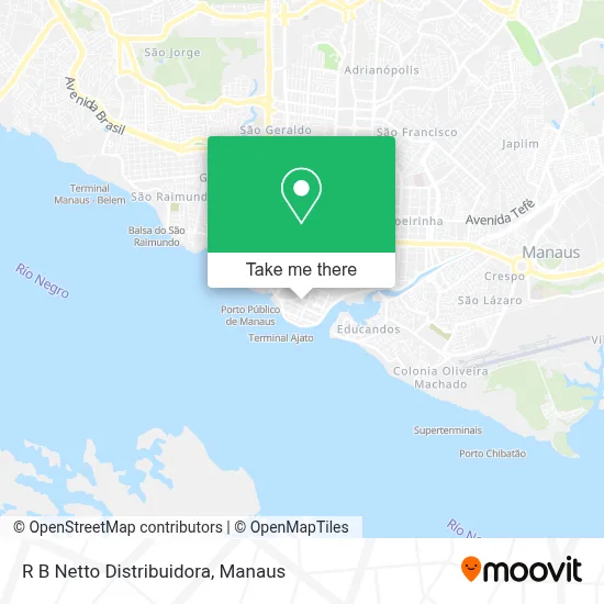R B Netto Distribuidora map