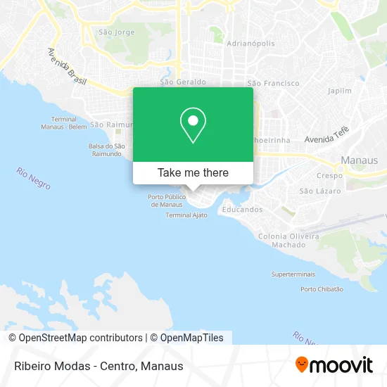 Ribeiro Modas - Centro map