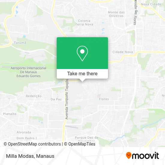 Milla Modas map