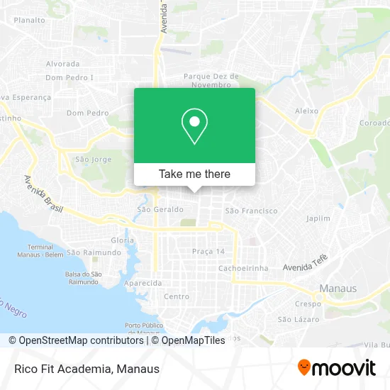 Rico Fit Academia map