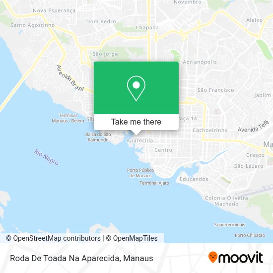 Roda De Toada Na Aparecida map