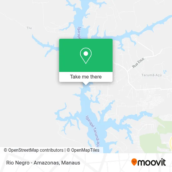 Rio Negro - Amazonas map