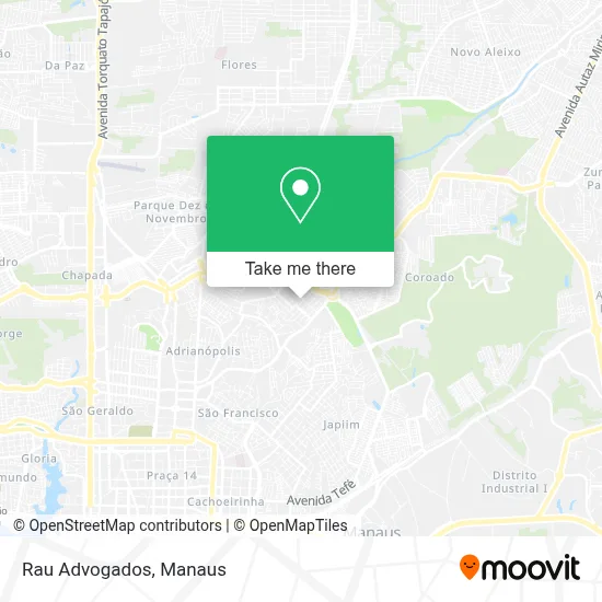 Rau Advogados map