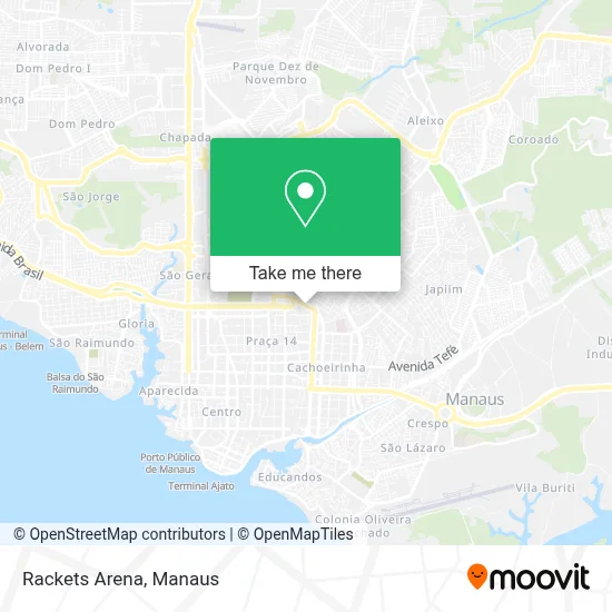 Rackets Arena map