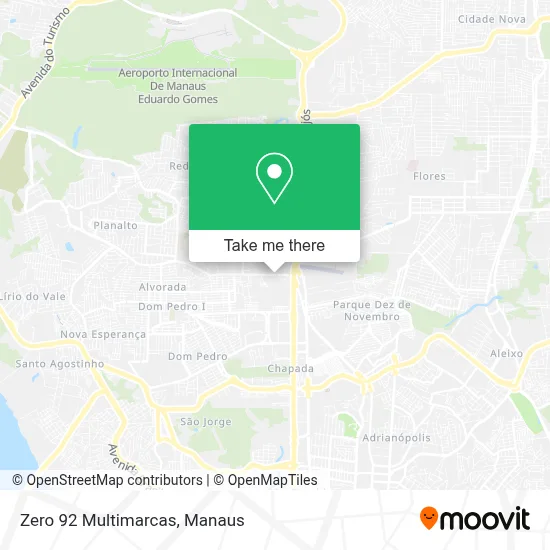 Zero 92 Multimarcas map