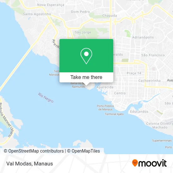 Val Modas map