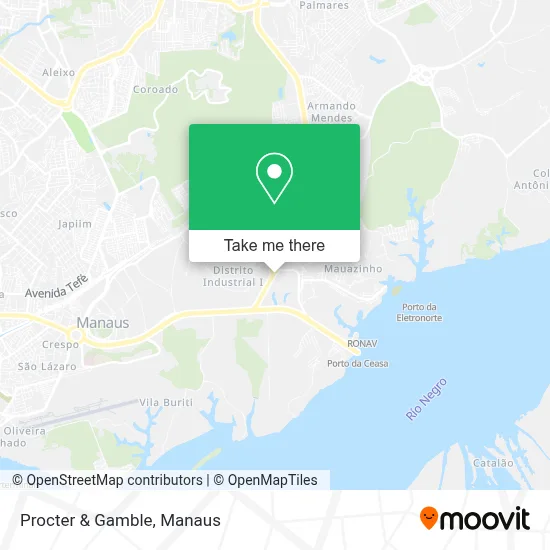 Procter & Gamble map