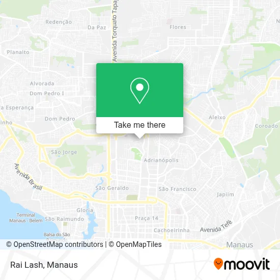 Rai Lash map