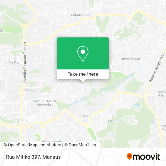 Rua Mitiko 397 map