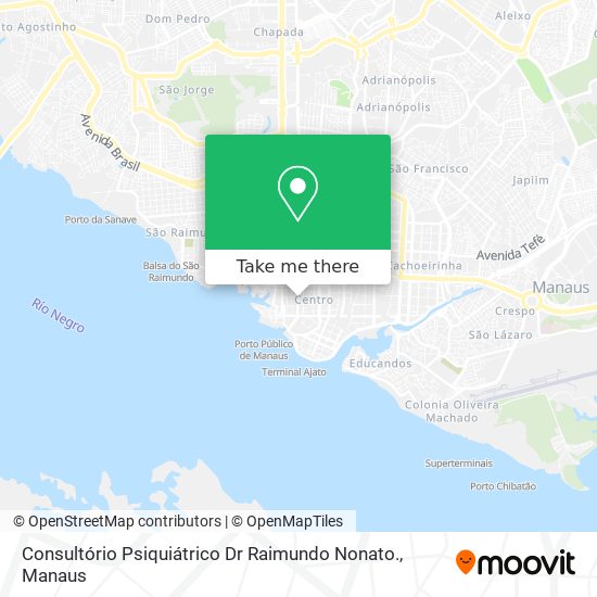 Consultório Psiquiátrico Dr Raimundo Nonato. map