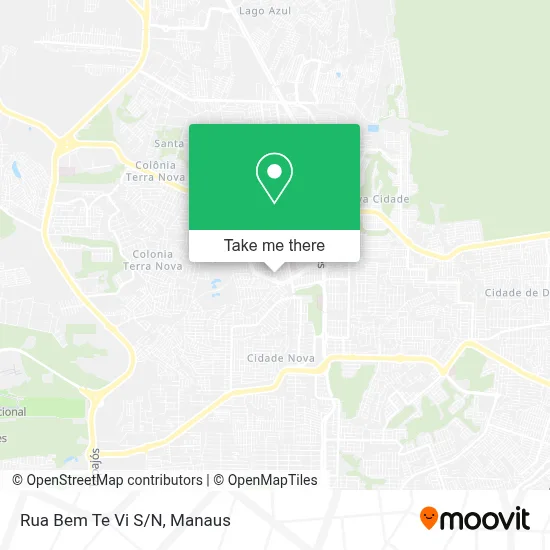 Rua Bem Te Vi S/N map