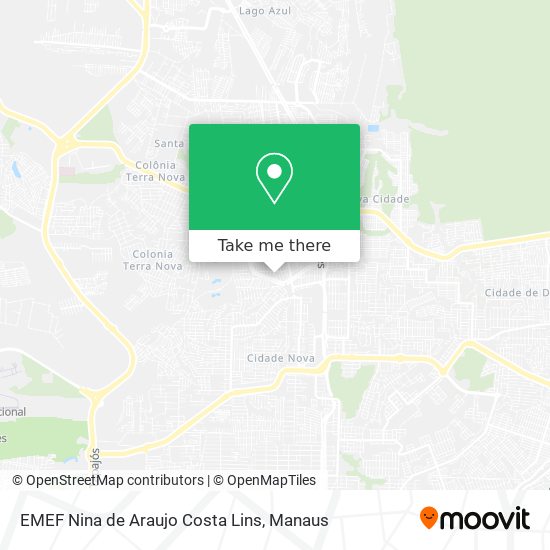 EMEF Nina de Araujo Costa Lins map