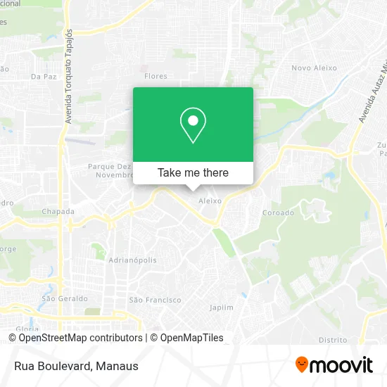 Rua Boulevard map