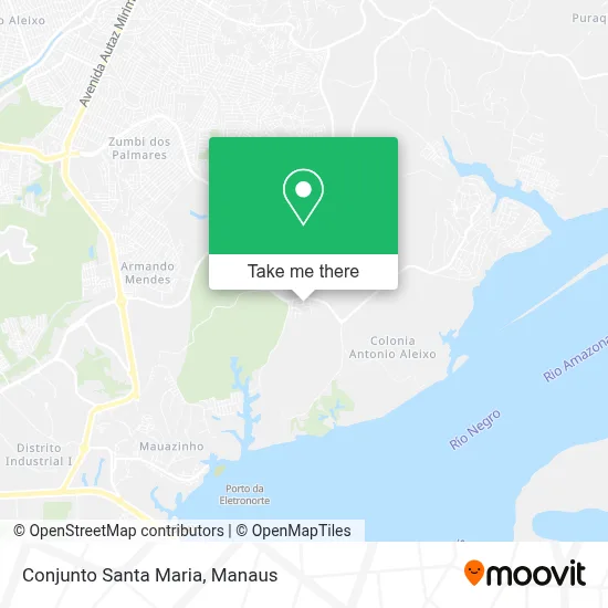 Conjunto Santa Maria map