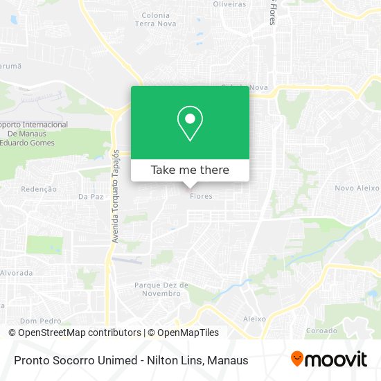 Pronto Socorro Unimed - Nilton Lins map
