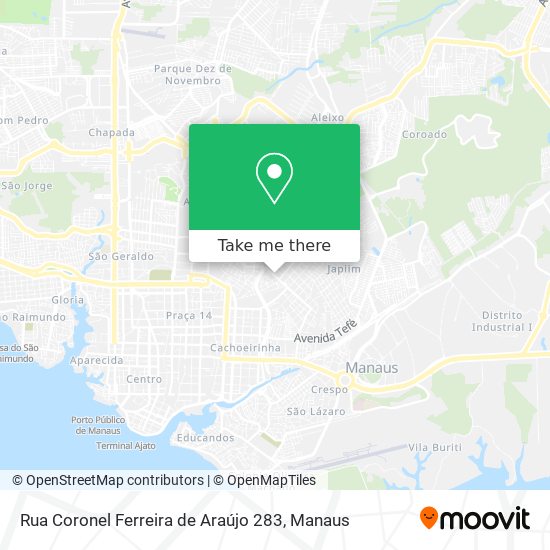 Rua Coronel Ferreira de Araújo 283 map