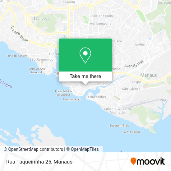 Rua Taqueirinha 25 map