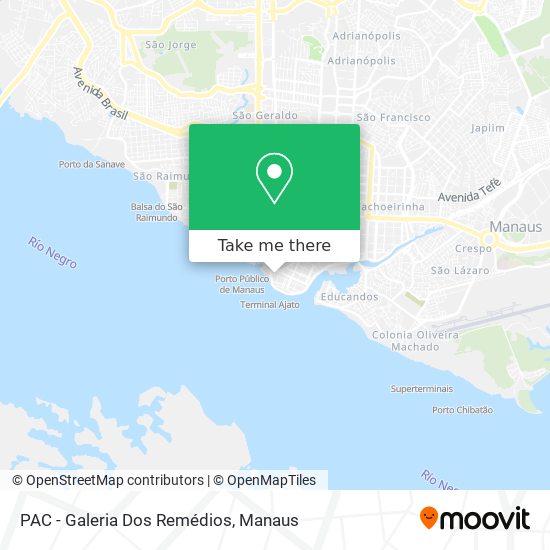 PAC - Galeria Dos Remédios map