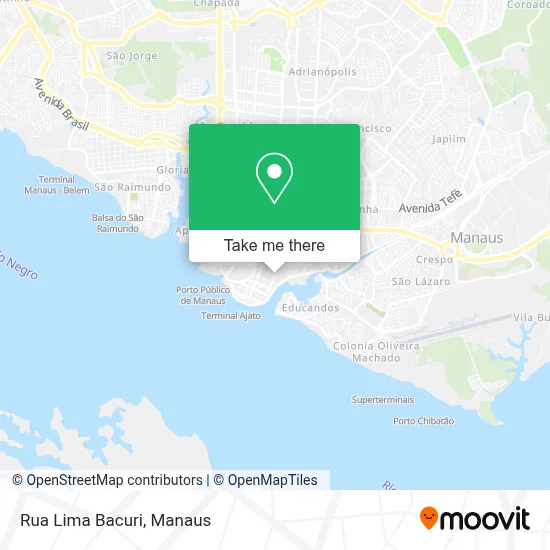 Rua Lima Bacuri map
