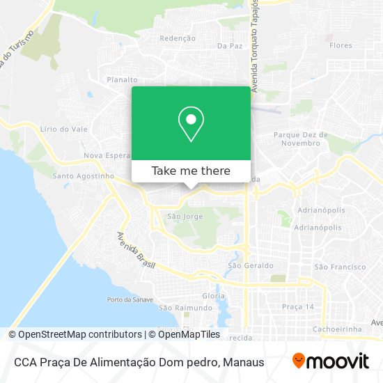 CCA Praça De Alimentação Dom pedro map