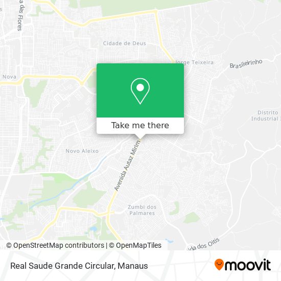 Real Saude Grande Circular map