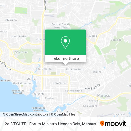 2a. VECUTE - Forum Ministro Henoch Reis map
