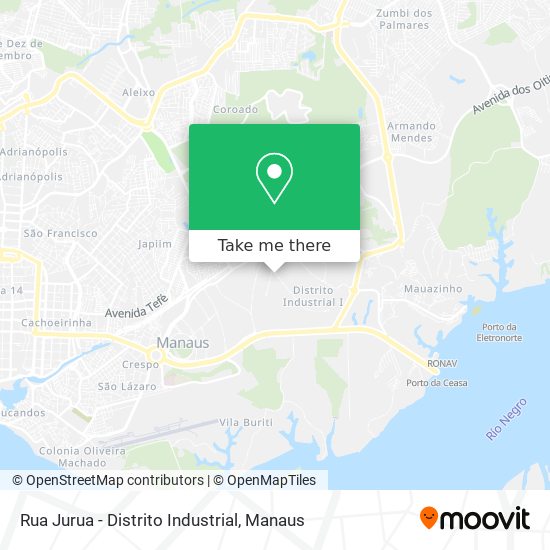 Rua Jurua - Distrito Industrial map