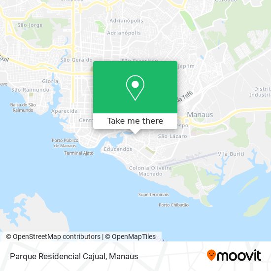 Parque Residencial Cajual map