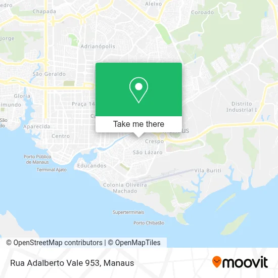 Rua Adalberto Vale 953 map