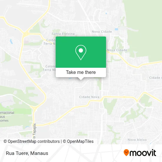 Rua Tuere map