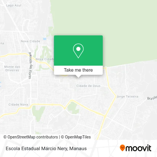 Escola Estadual Márcio Nery map