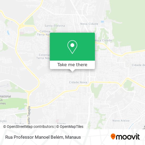 Rua Professor Manoel Belém map