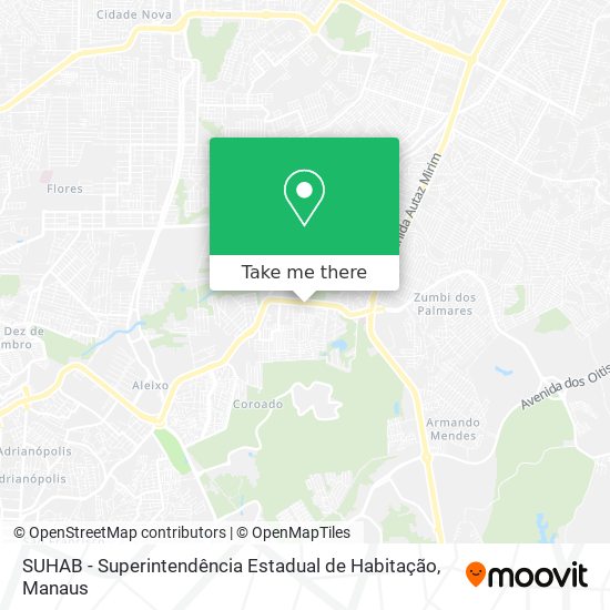 SUHAB - Superintendência Estadual de Habitação map