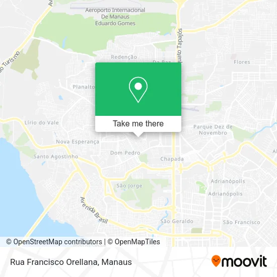 Rua Francisco Orellana map