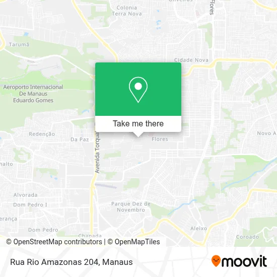 Rua Rio Amazonas 204 map