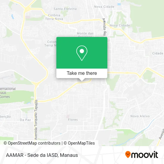 AAMAR - Sede da IASD map