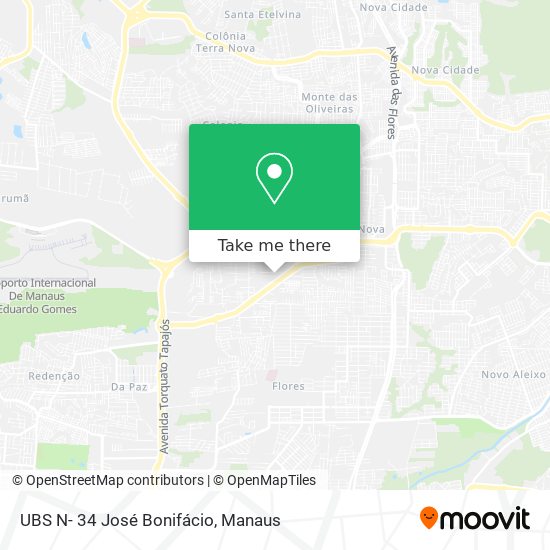 UBS N- 34 José Bonifácio map
