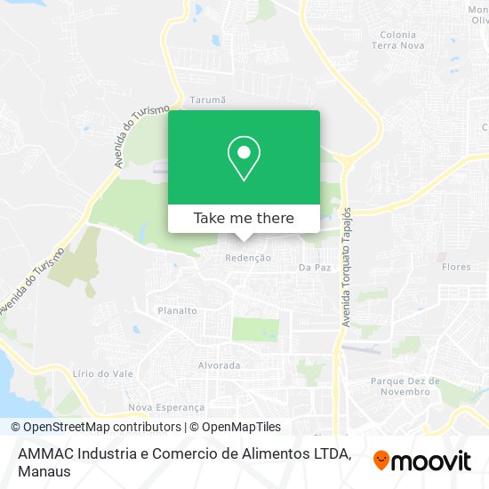 AMMAC Industria e Comercio de Alimentos LTDA map