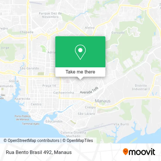 Rua Bento Brasil 492 map