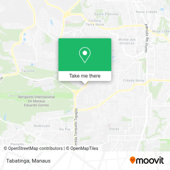 Tabatinga map
