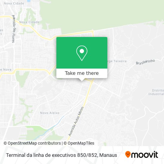 Terminal da linha de executivos 850 / 852 map