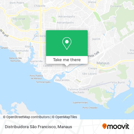 Distribuidora São Francisco map