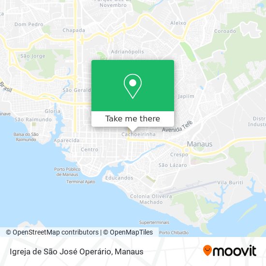 Igreja de São José Operário map