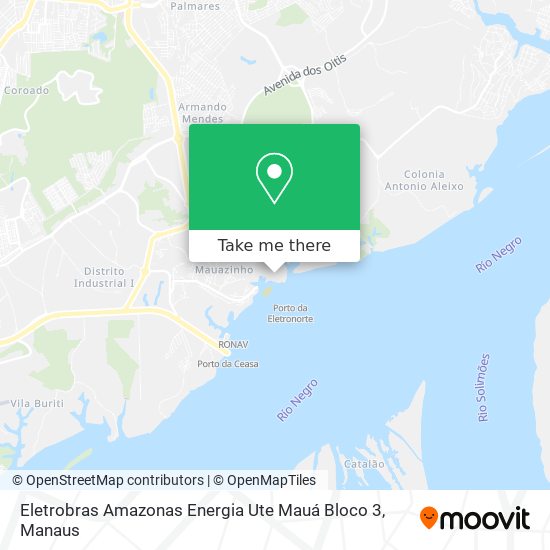 Eletrobras Amazonas Energia Ute Mauá Bloco 3 map