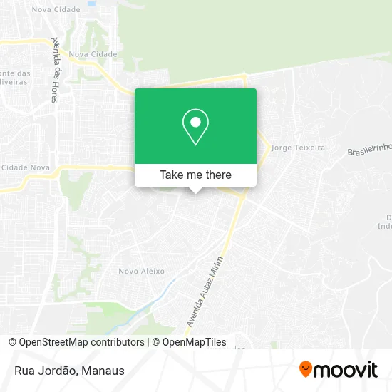 Rua Jordão map