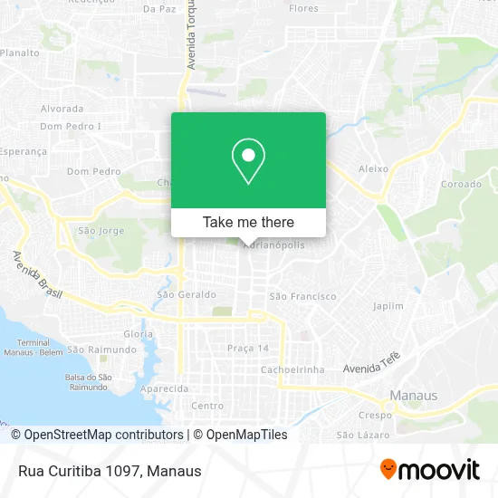 Rua Curitiba 1097 map