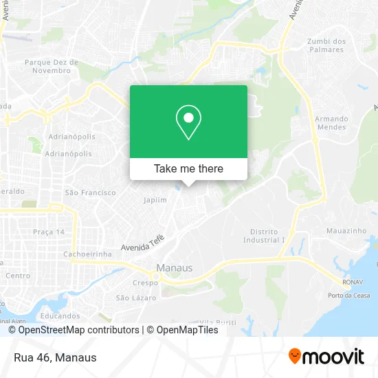 Rua 46 map