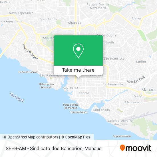 SEEB-AM - Sindicato dos Bancários map