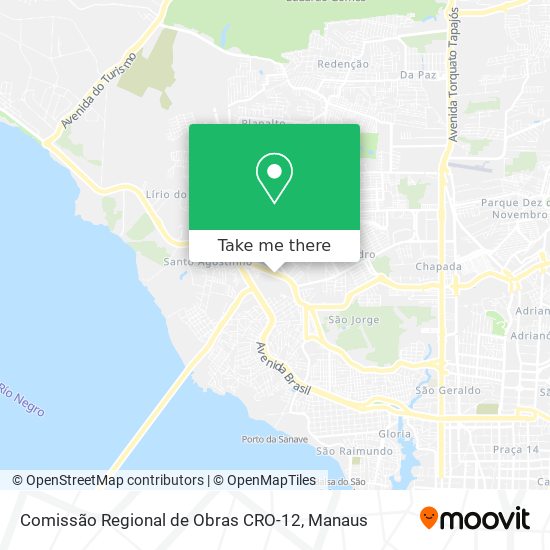 Comissão Regional de Obras CRO-12 map
